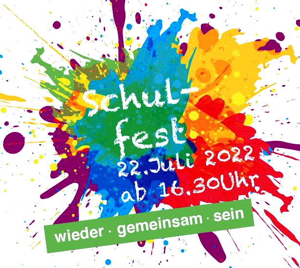 Plakat Schulfest 22neu