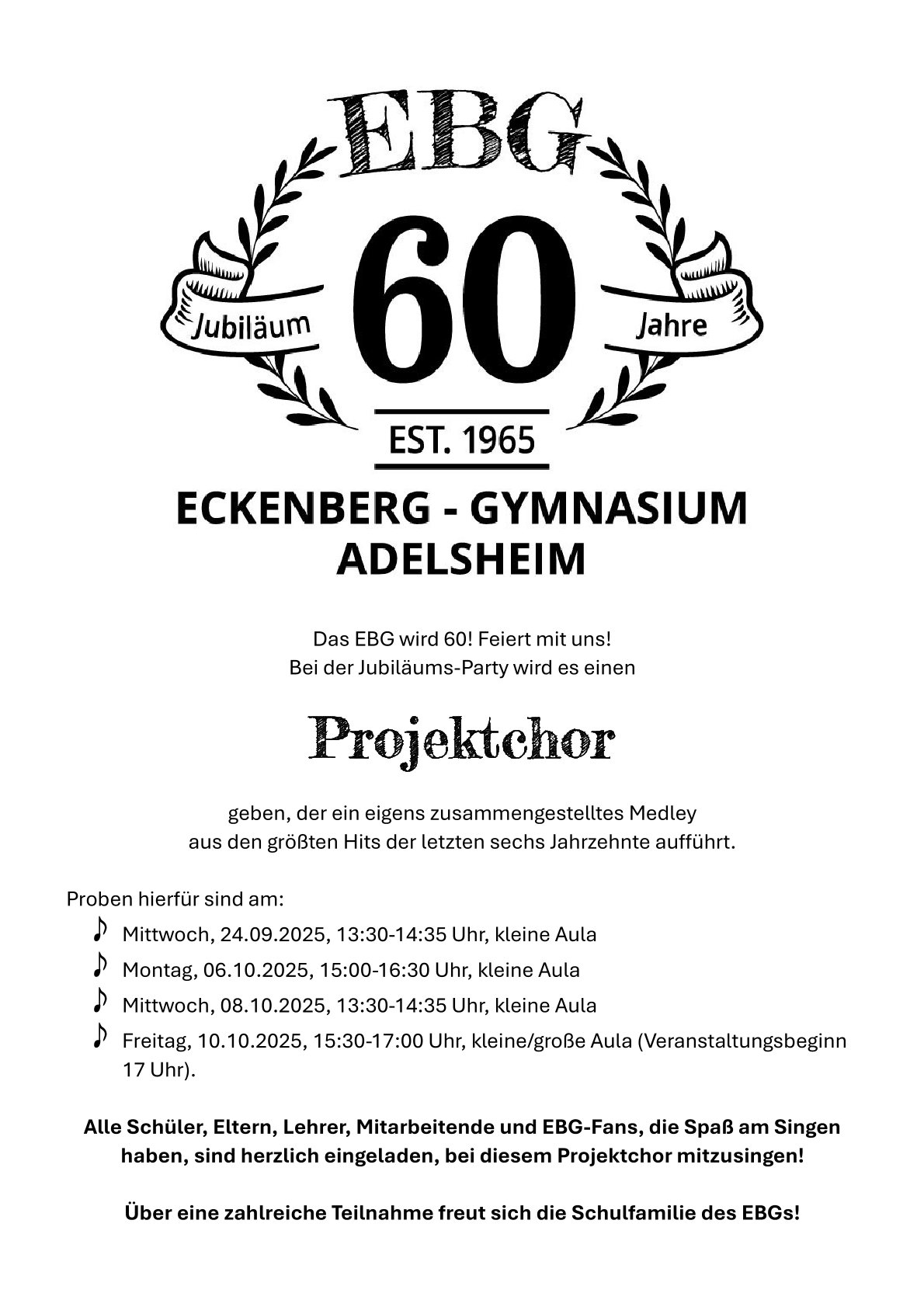 EBG60 Projektchor